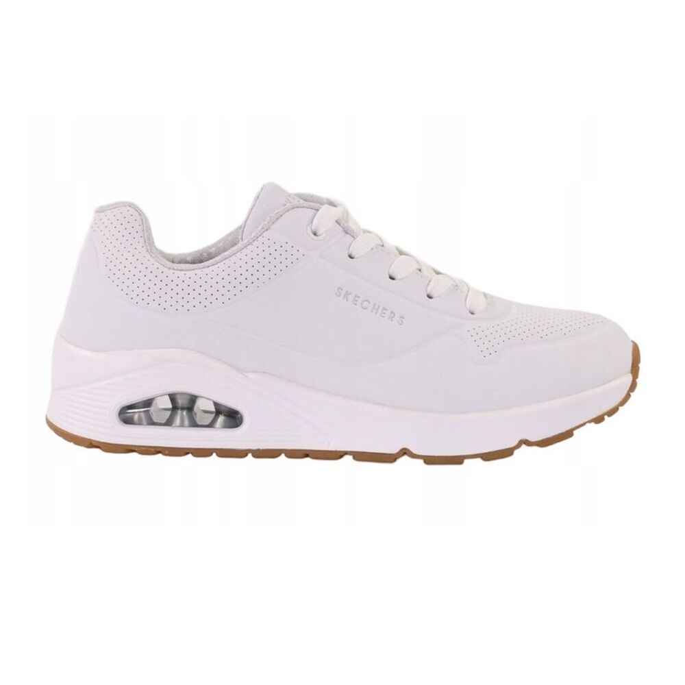 Skechers Childrens/Kids Uno Stand On Air Platform Sneakers / White